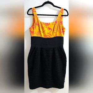 Rachel ROY Gold & Black Sheath Mini Dress